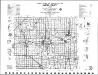 Jasper CountyHighway Map, Jasper County 1985